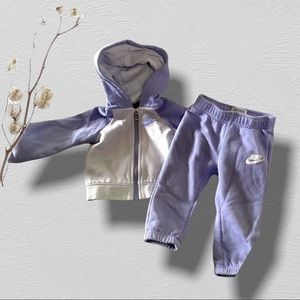 18 mo Nike purple sweatsuit